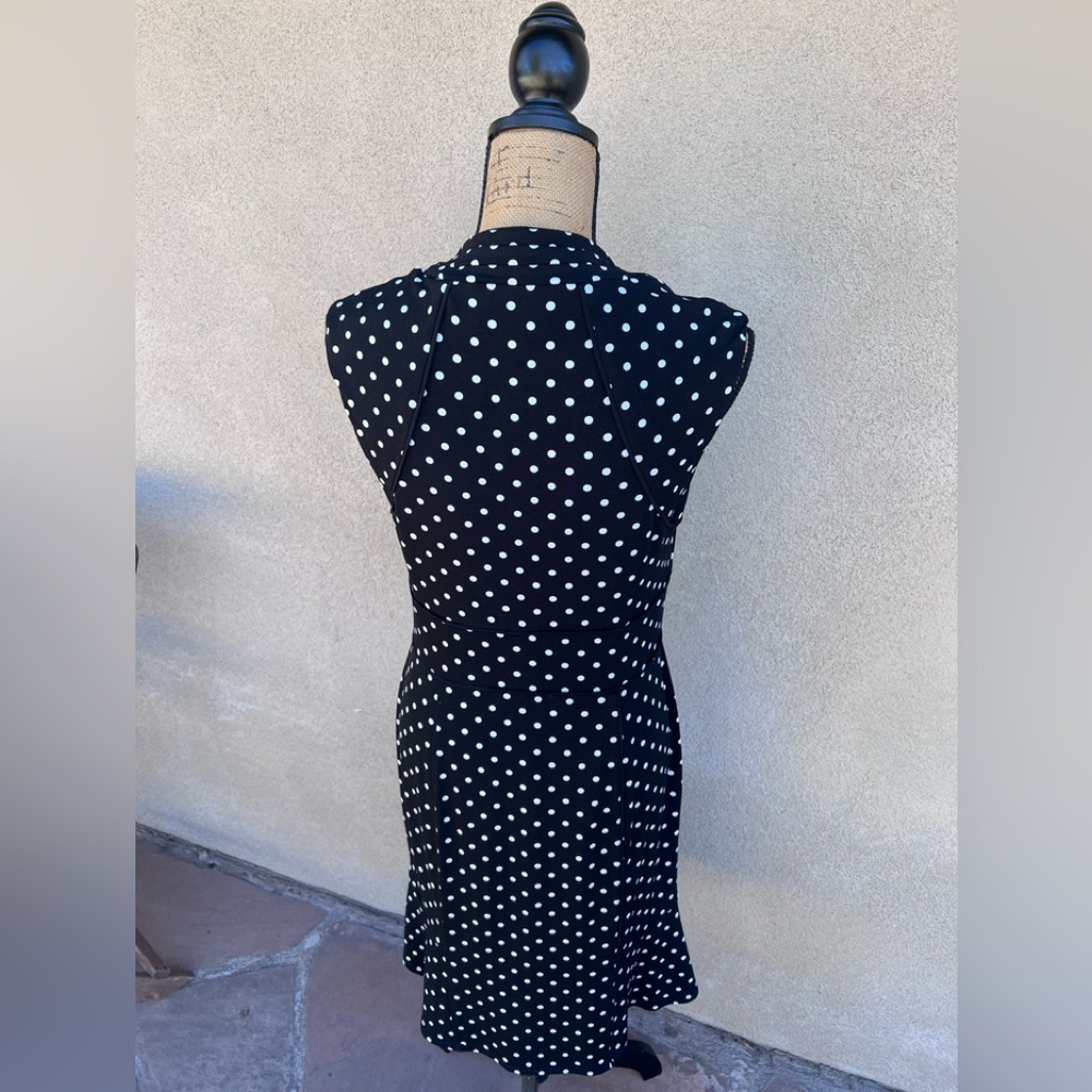 White House Black Market Sleeveless Knit Dot Sheath - Picture 9 of 15